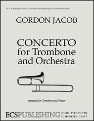 Concerto for Trombone Solo with Piano cover Thumbnail